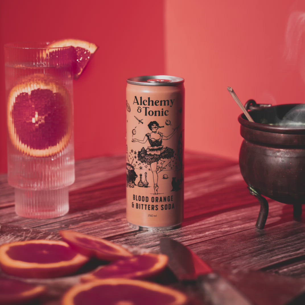 Blood Orange & Bitters Soda Alchemy & Tonic